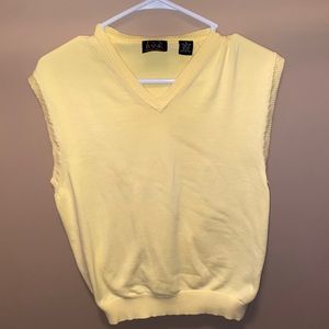 Jos A. Bank yellow sweater vest